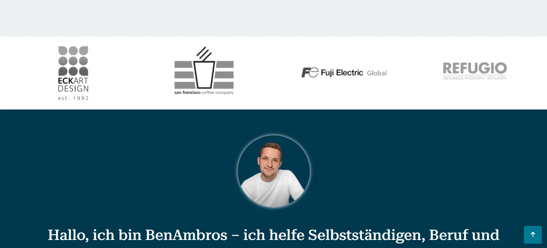Portfolio Website for BenAmbros screenshot 2 of 7