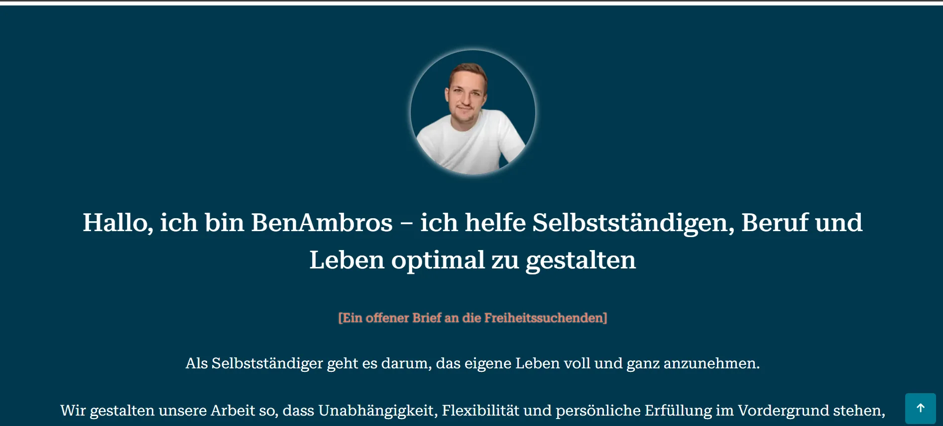 Portfolio Website for BenAmbros screenshot 3 of 7