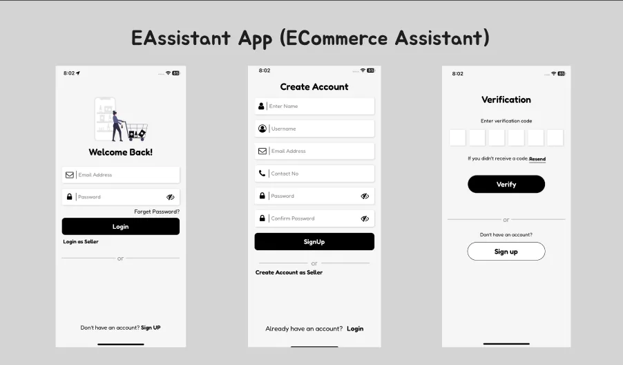 E-commerce Assistant Mobile App