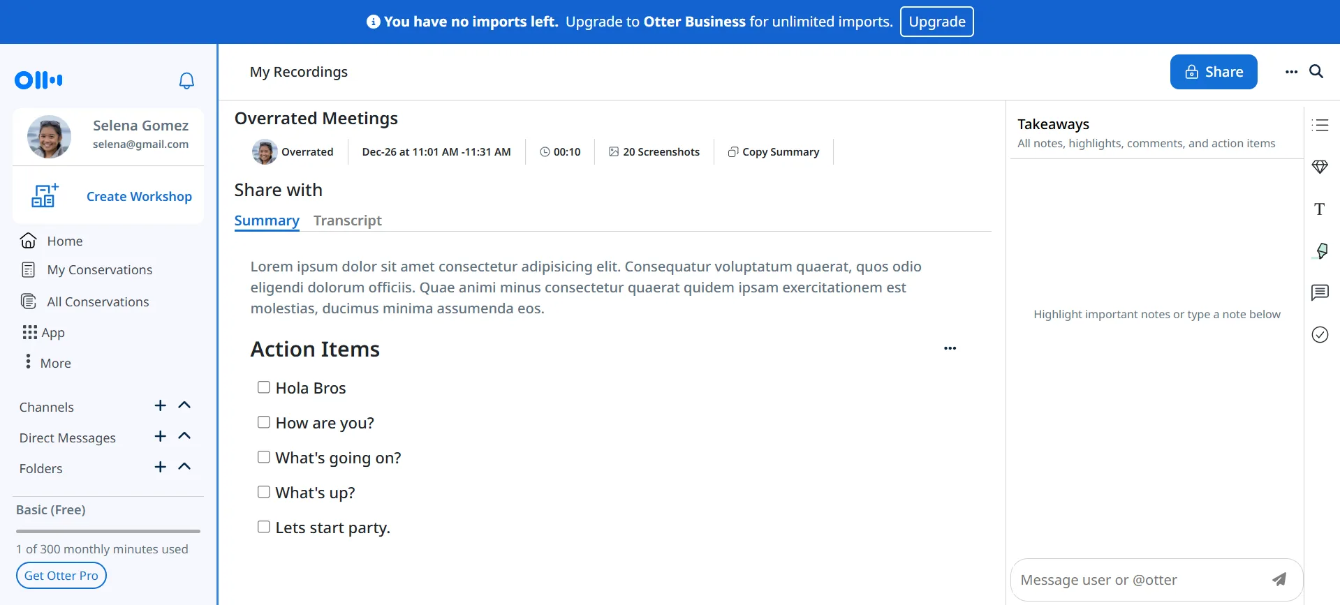 Otter: Real-Time Transcription App screenshot 6 of 16