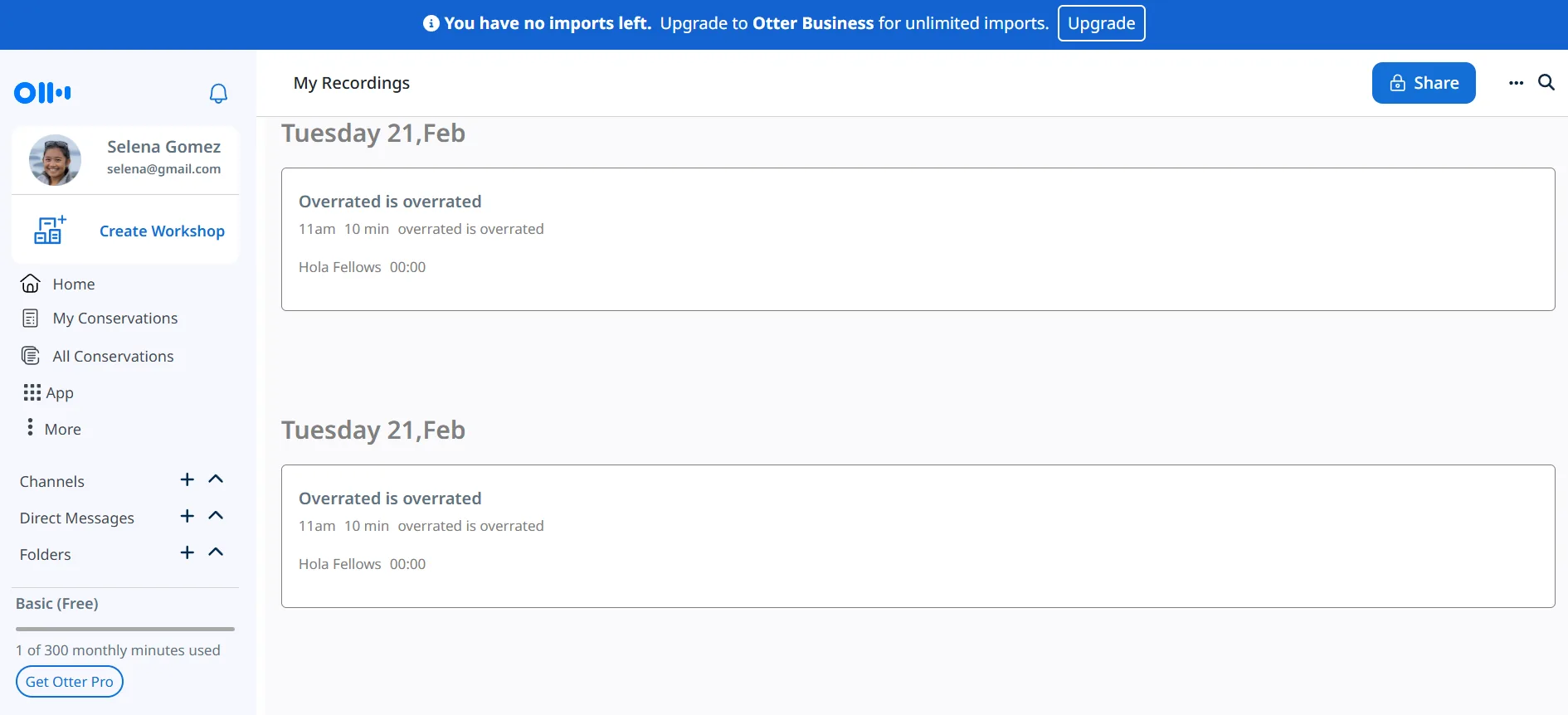 Otter: Real-Time Transcription App screenshot 7 of 16