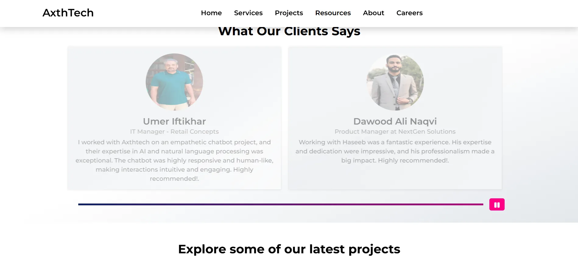 Business Website for Axthtech Software House - Image 4