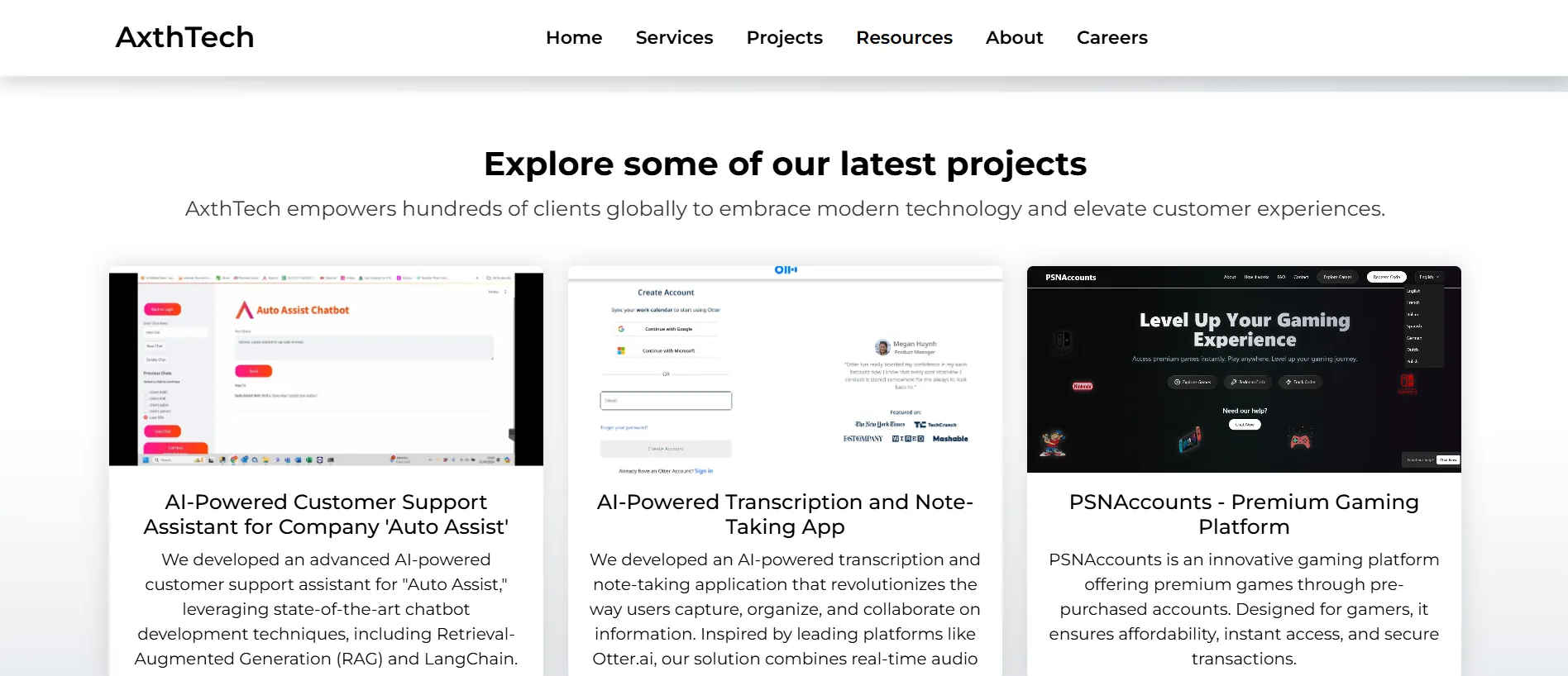Business Website for Axthtech Software House - Image 5