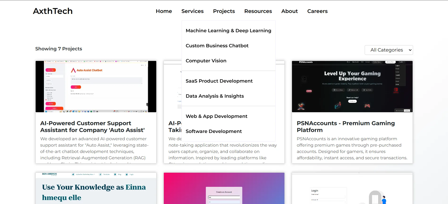 Business Website for Axthtech Software House - Image 9