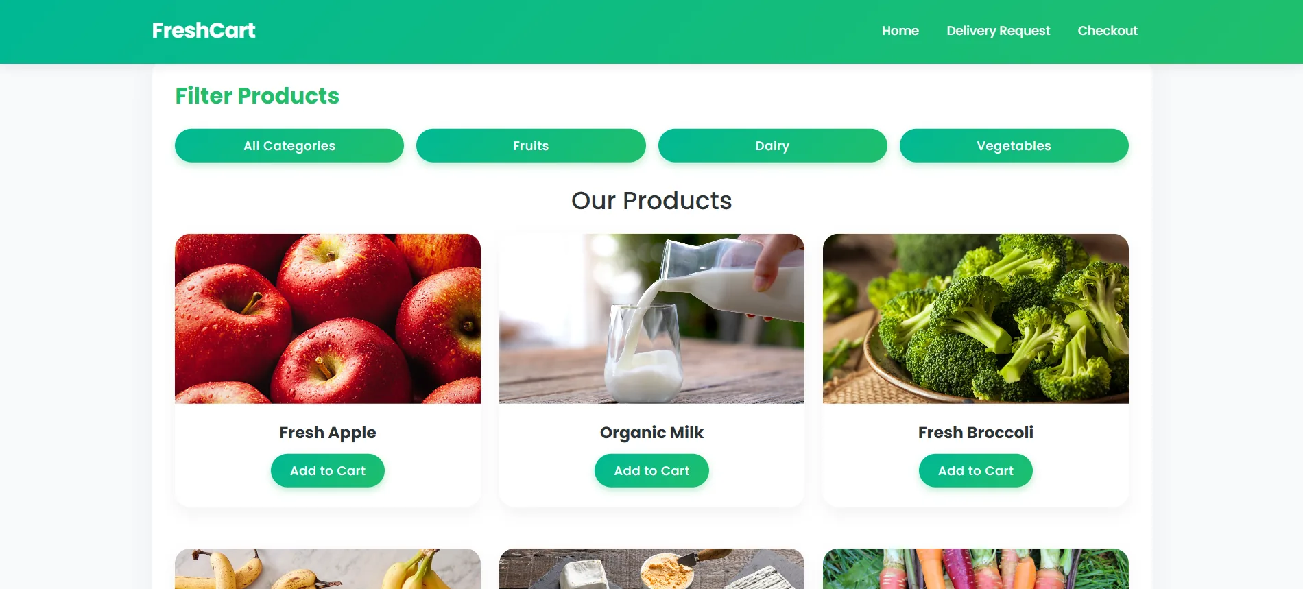 FreshCart – Fruit Selling Website - Image 2