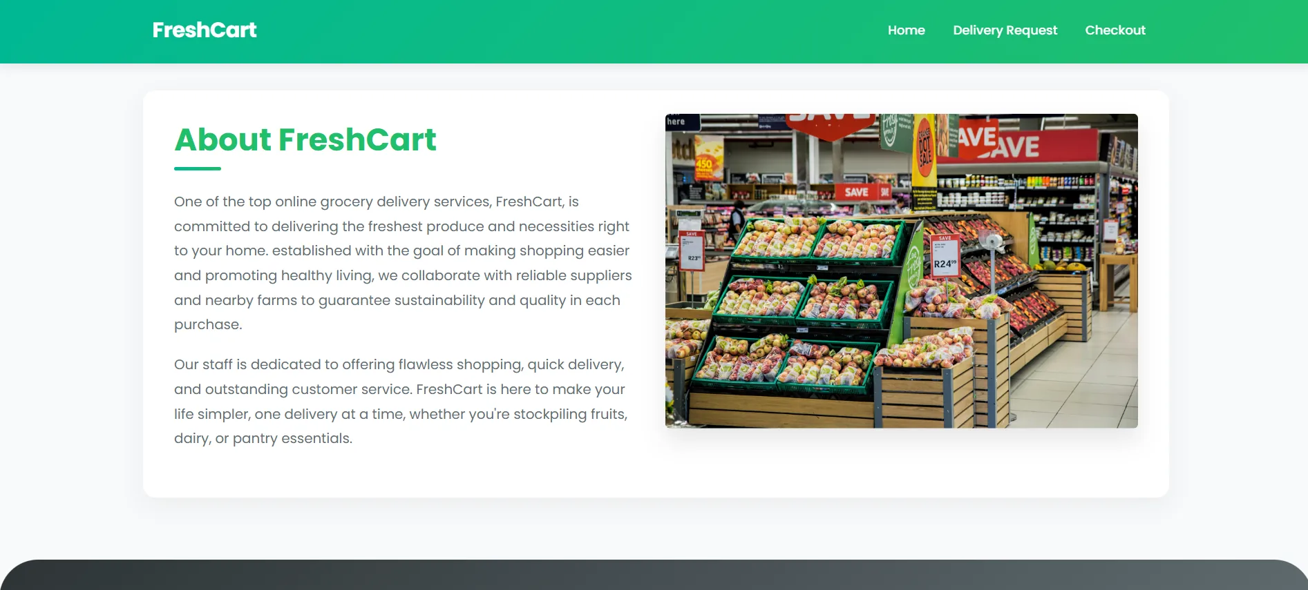 FreshCart – Fruit Selling Website - Image 3