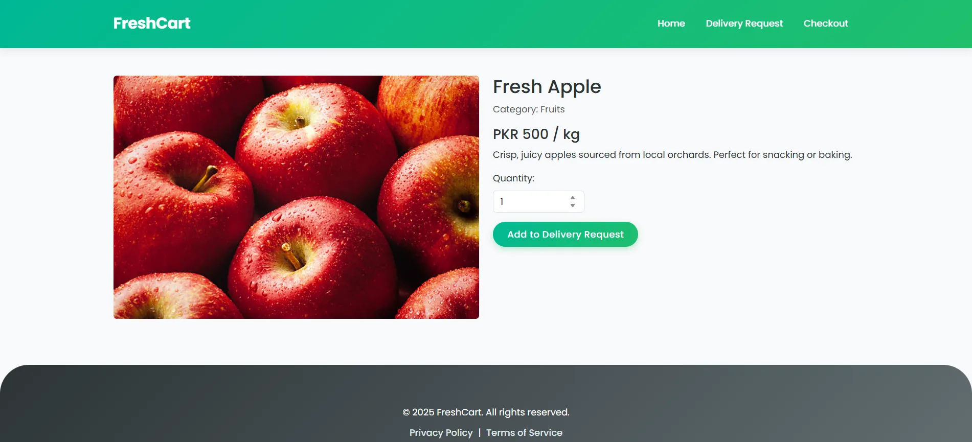 FreshCart – Fruit Selling Website - Image 4